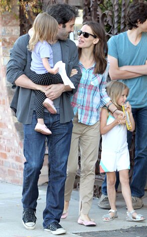 Jennifer Garner, Ben Affleck, Violet Affleck, Seraphina Affleck