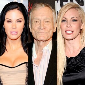 Jayde Nicole, Hugh Hefner, Crystal Harris