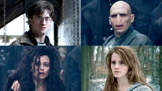 Daniel Radcliffe, Ralph Fiennes, Helena Bonham Carter, Emma Watson, Deathly Hallows