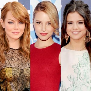 Emma Stone, Dianna Agron, Selena Gomez