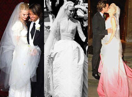 Nicole Kidman, Keith Urban, Grace Kelly, Gwen Stefani, Gavin Rossdale, Wedding