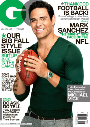 Mark Sanchez, GQ Cover