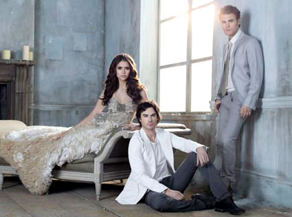 Nina Dobrev, Ian Somerhalder, Paul Wesley, The Vampire Diaries