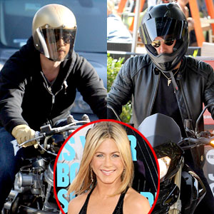 Brad Pitt, Justin Theroux, Jennifer Aniston