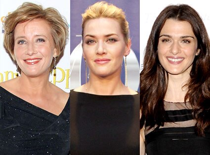 Kate Winslet, rachel weisz y emma thompsom