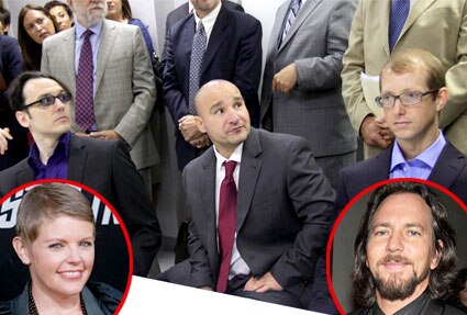 Damien Echols, Jessie Misskelley, Jason Baldwin, Natalie Maines, Eddie Vedder