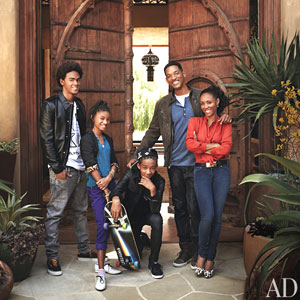 Will Smith, Jada Pinkett, Willow Smith, Jaden Smith, Trey Smith