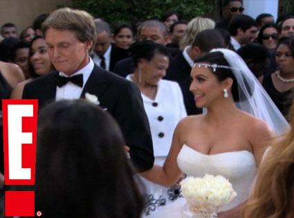 Kim Kardashian Kris Humphries Wedding Video Screen Grabs E Networks