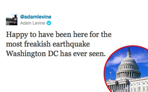 Adam Levine Twitter, Capitol Building