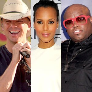 Kenny Chesney, Kerry Washington, Cee Lo Green