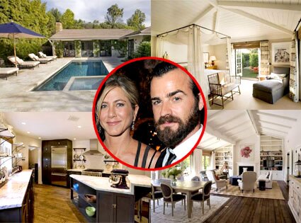 Jennifer Aniston, Justin Theroux, Estate