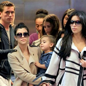Kim Kardashian, Kourtney Kardashian, Scott Disick, Mason Disick