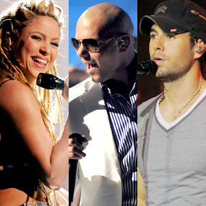 Shakira, Pitbull, Enrique Iglesias