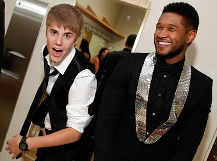 Justin Bieber, Usher Raymond