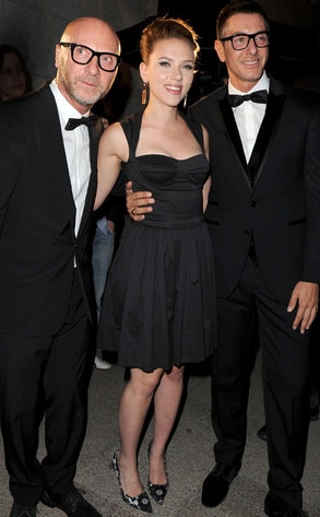 Domenico Dolce, Scarlett Johansson, Stefano Gabbana
