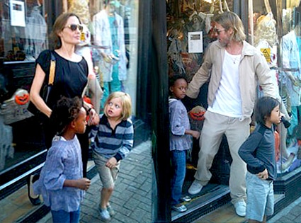Angelina Jolie, Brad Pitt, Zahara, Shiloh, Pax Angelina Jolie, Brad Pitt, Zahara, Shiloh, Pax