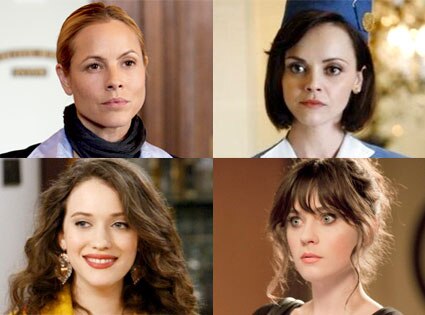 Maria Bello, Prime Suspect, Christina Ricci, Pan Am, Kat Dennings, 2 Broke Girls, Zooey Deschanel, New Girl