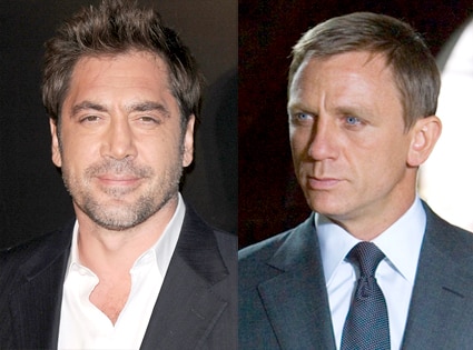 Javier Bardem, Daniel Craig, James Bond