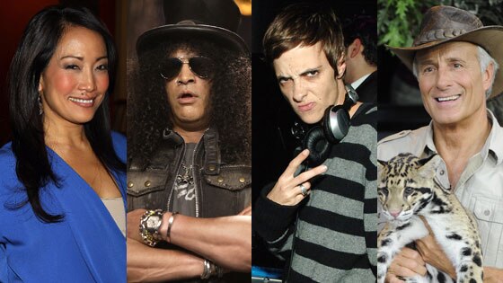Carrie Ann Inaba, Jack Hanna, Slash, Samantha Ronson