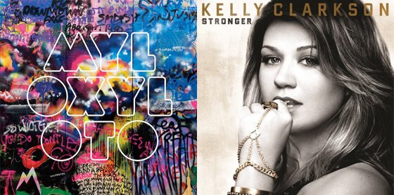 Coldplay, Mylo Xyloto, Kelly Clarkson, Stronger