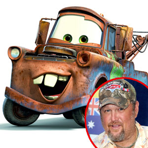 Mater, Cars 2, Larry the Cable Guy