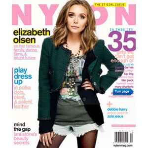 Elizabeth Olsen, Nylon Cover