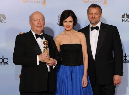 Julian Fellowes, Elizabeth McGovern, Hugh Bonneville, Golden Globes