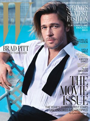 Brad Pitt, W Magazine