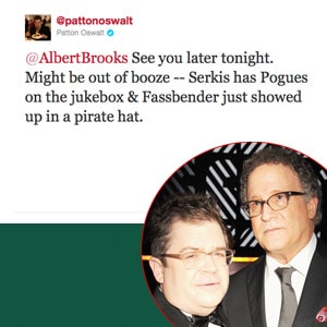 Patton Oswalt, Alberts Brooks, Twitter