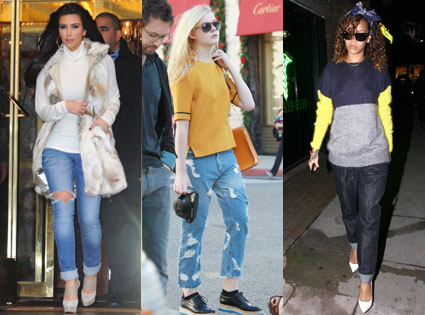 Boyfriend jeans secret: Elle Fanning, Kim Kardashian, Rihanna