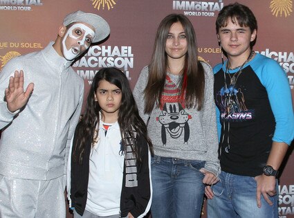 Blanket Jackson, Paris Jackson, Prince Michael Jackson