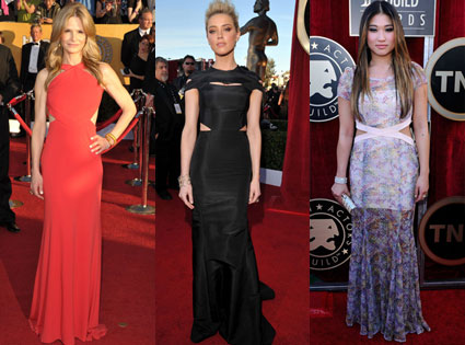 Amber Heard, Kyra Sedgwick, Jenna Ushkowitz Amber Heard, Kyra Sedgwick, Jenna Ushkowitz