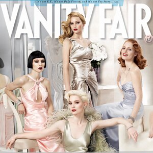 Rooney Mara Wears Pink on the Hollywood Issue of Vanity Fair - mystyle.com