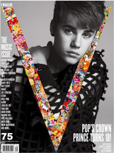 Justin Bieber, V Magazine
