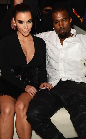 Kim Kardashian, Kanye West, EMA Show