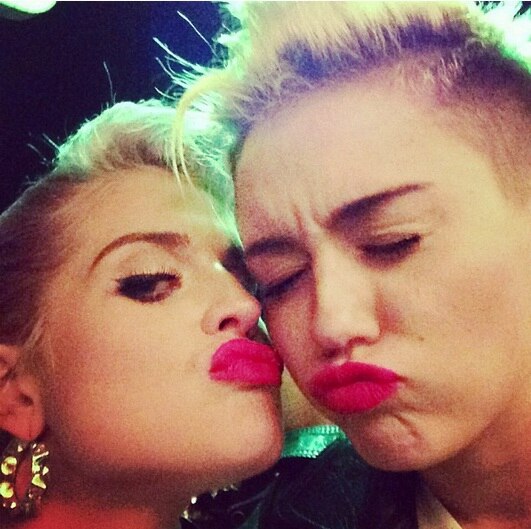 miley cyrus, kelly osbourne