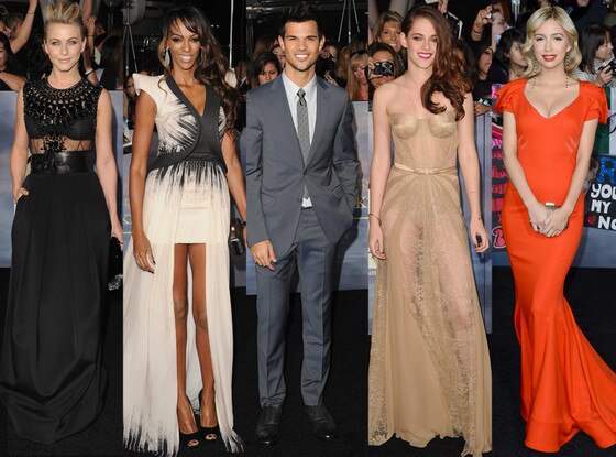 Kristen Stewart, Judi Shekoni, Christian Serratos, Taylor Lautner, Julianne hough