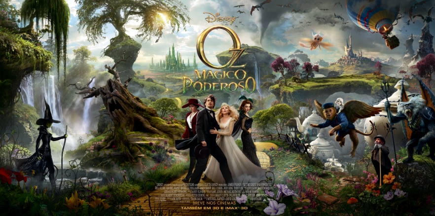 OZ, James Franco, Mágico e Poderoso