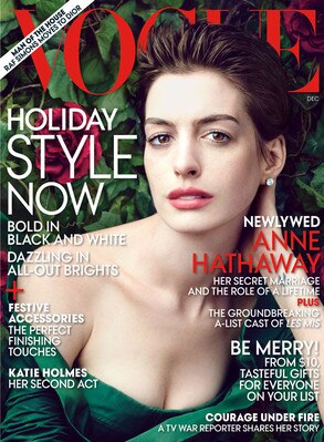 Anne Hathaway, Vogue Magazine cover