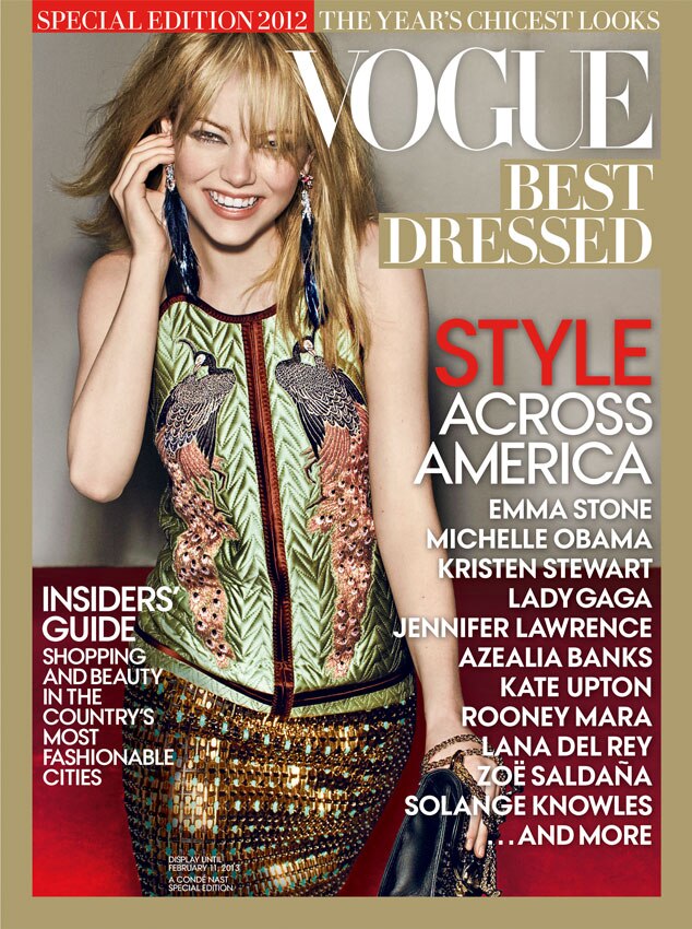 Emma Stone, Vogue Best Dressed
