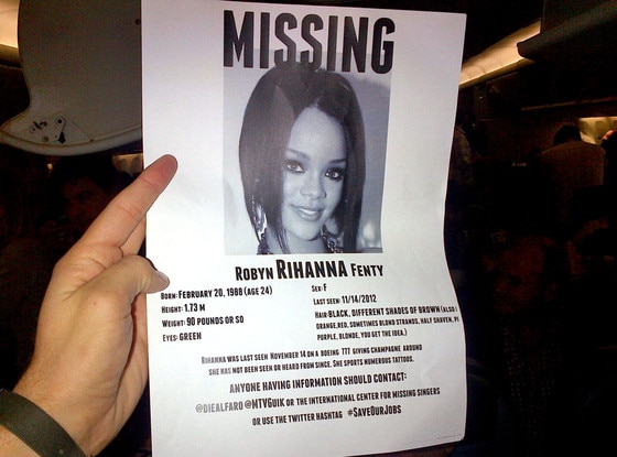 Rihanna Missing Poster