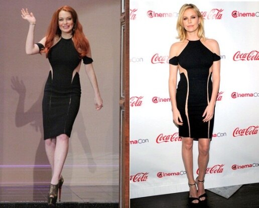Lindsay Lohan, Charlize Theron