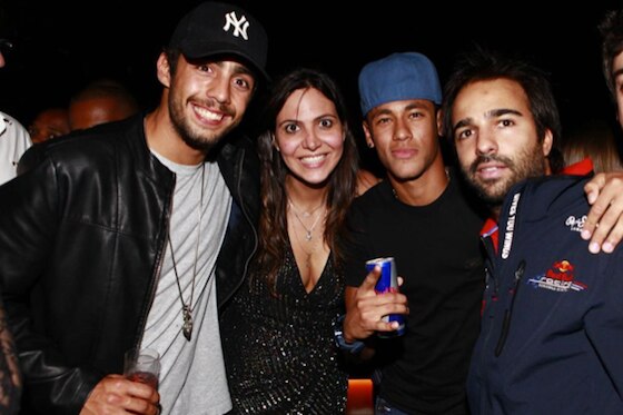Neymar, Owen Wilson, Kimi Raikkonen, Festa RBR