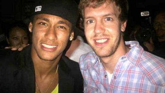 Neymar, Sebastian Vettel
