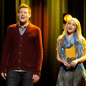 GLEE, Cory Monteith, Dianna Agron, Mark Salling GLEE, Cory Monteith, Dianna Agron, Mark Salling