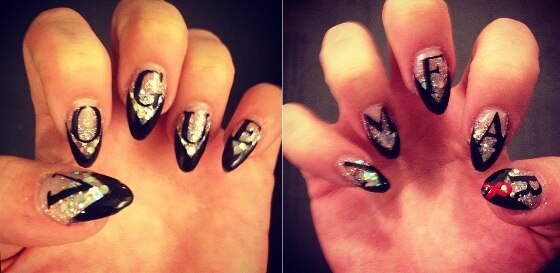 Demi Lovato, Kelly Osbourne, unhas