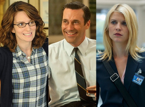 Claire Danes, Homeland, Jon Hamm, Mad Men, Tina Fey, 30 Rock
