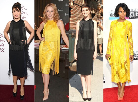 Salma Hayek, Kylie Minogue, Anne Hathaway, Kerry Washington