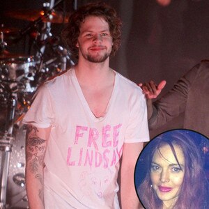 Jay McGuiness, The Wanted, Lindsay Lohan