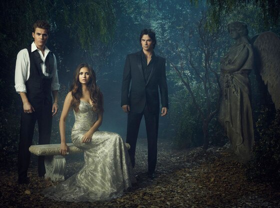 THE VAMPIRE DIARIES, Paul Wesley, Nina Dobrev, Ian Somerhalder
